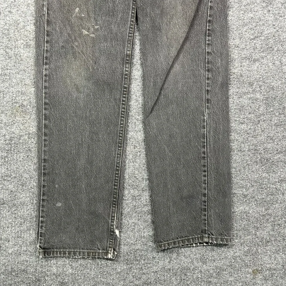 Vintage Levi's 505 Jeans Men's Black Denim Pocket Classic USA Made - 33X34